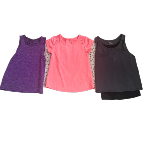 Champion Other - Bundle of 3 Girl's Athletic Tops Champion and All in Motion